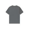 Li Ning T Shirts Unisex Gray Crew Neck Moderate Straight Fit AHSS100-2