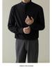 2025 Men's Slim Fit Non-Iron Long-Sleeve Business Shirt - Light, Mature Korean Style for Spring and Autumn