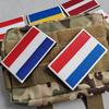 European Flags Embroidered Patches for Bags & Hats - Morale Badges with Hook, Loop & Iron-On Backing