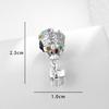 Hot Sell MINISO Disney 925  Silver Animals Mobilization Charms Beads Hot Original Bracelet Trinkets DIY Jewelry Women
