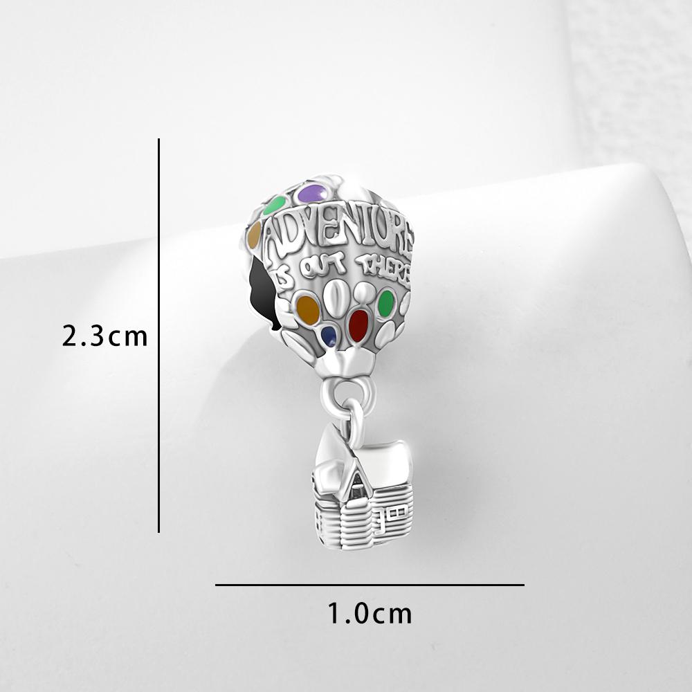 Hot Sell MINISO Disney 925 Silver Animals Mobilization Charms Beads Hot Original Bracelet Trinkets DIY Jewelry Women