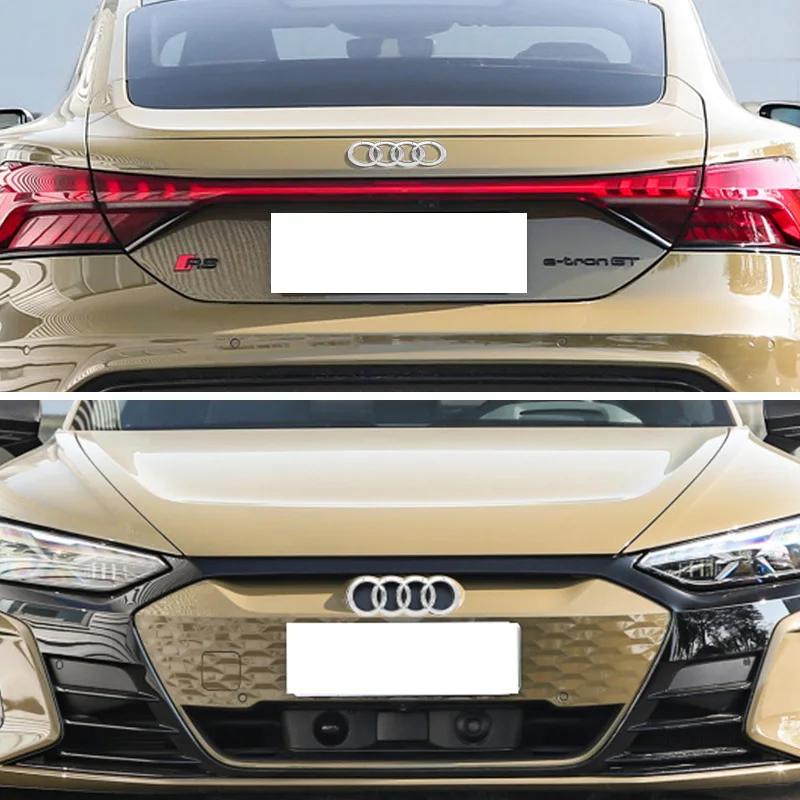 G5 ABS Car logo Front Grill Rear Bumper Tail Trunk Emblem For QQ4 Sline A3 A1 A4 A6 B8 A5 B9 B6 B7 C7 A7 A8 Auto Styling Accessory