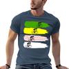 Classic Cycling Colors Tdf TShirt Basic Short Sleeve Cotton Blend TShirt