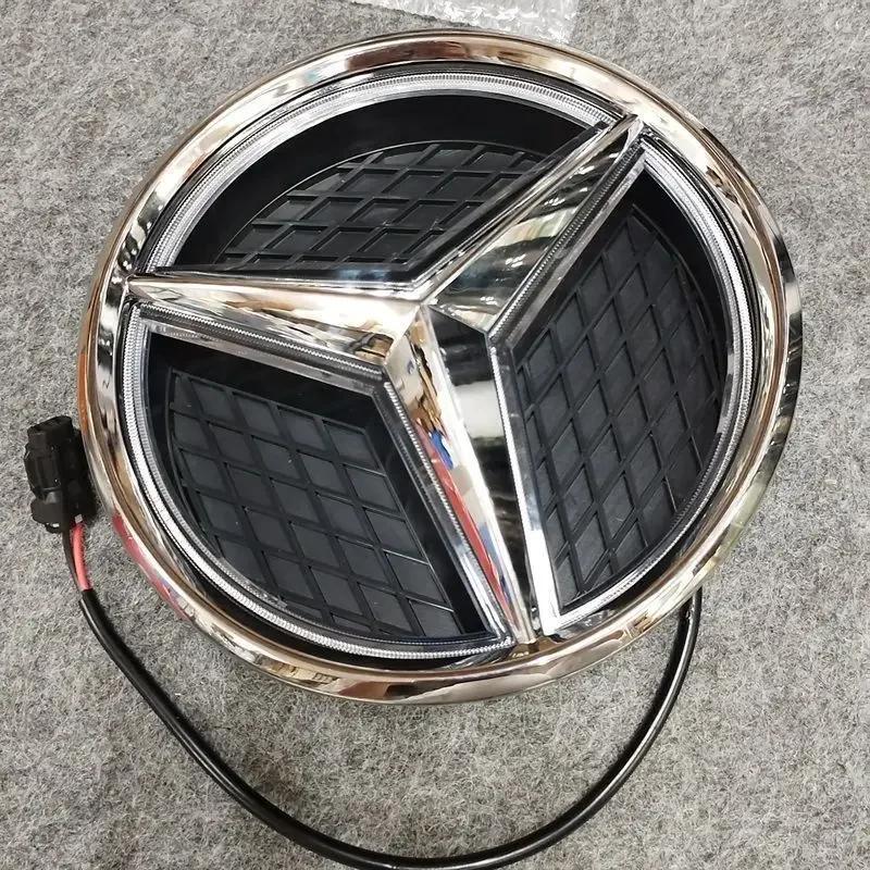 Car Front Logo Light Emblem Grille Light Led Badge for Mercedes Benz W166 W176 W204 W207 W212 W218 W245 W251 W463 Accessories
