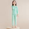 Children's Wool and Silk Thermal Underwear Set Boys and Girls Autumn Clothes and Pants German Baby Winter Double-Sided Fleece Pajamas