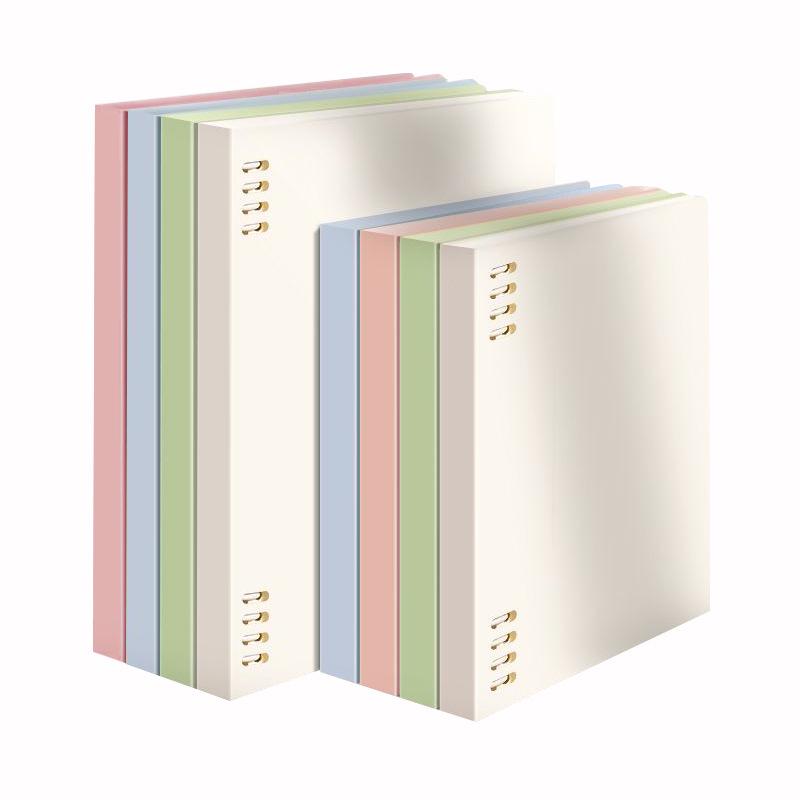 Hand-Friendly Retro B5 Loose-Leaf & Thick A5 Hardcover Coil Push-Pull Detachable Notebook