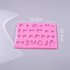 LOVE Silicone Mold: Crystal Epoxy, Fondant, Cake & Flower Design, Lettering for Baking Decorations