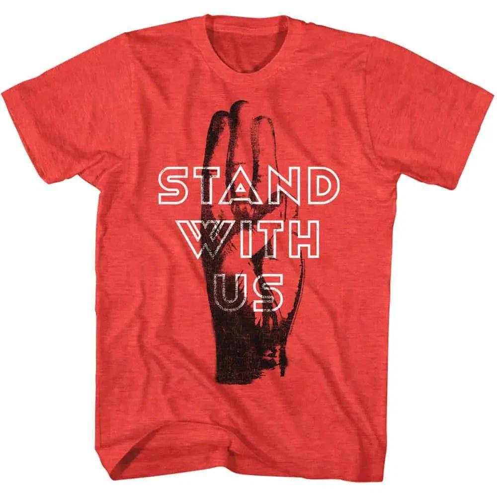 Hunger Games 3-Finger Salute Stand With Us Men s T Shirt 2XL