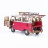 Volkswagen Type 2 Camper Van Red VINTAGE 3D Wooden Puzzle No Tools Required Advanced Level 392 Pieces Finished Size 119 x 230 x 104 mm Scale (T1)