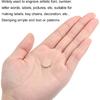 MECCANIXITY Stamping Blank Copper Round DIY Tags, 13mm/0.5" for Craft Decoration, Pack of 24