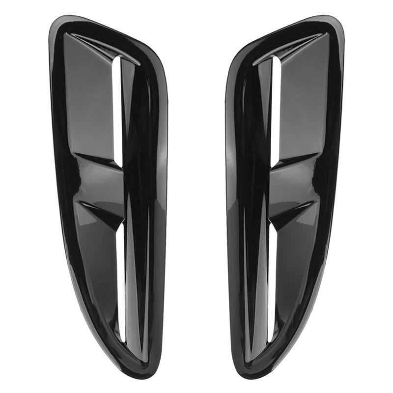 Bonnet Air Vent For Jaguar XKR XK8 Mazda MX5 RX8 Focus RS ST Fiesta Accessories Bright Black Bright Black