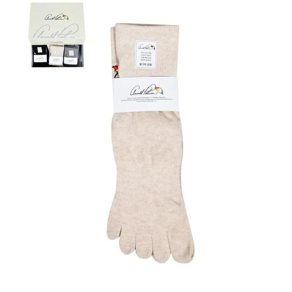 Arnold Palmer Basic Color and Design Women's Plain Ankle Toe Socks