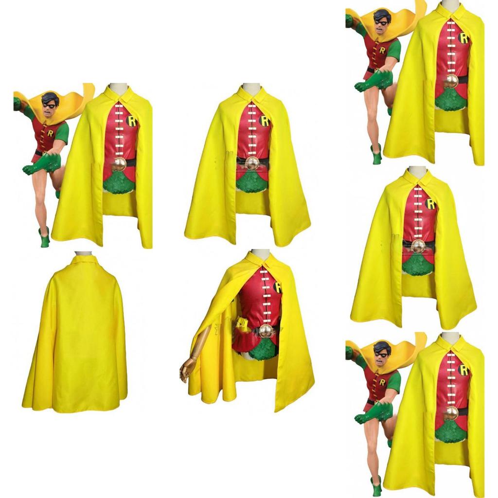 Teen Titans Robin Cosplay Costume With Polyester Blend For Halloween Stage Performance Adults