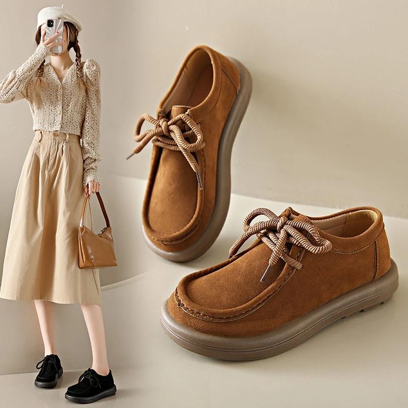 2024 Hot-selling Comfortable Lace-up Shallow Flat Women's Shoes Fashionable Casual Fashion Versatile Sports Shoes Zapatos Mujer