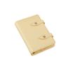 Small Memo Pads Pocket Planner Spiral Bound Leather Cover Mini Notepad Financial Record Book Multi-Purpose Business Memos Diary