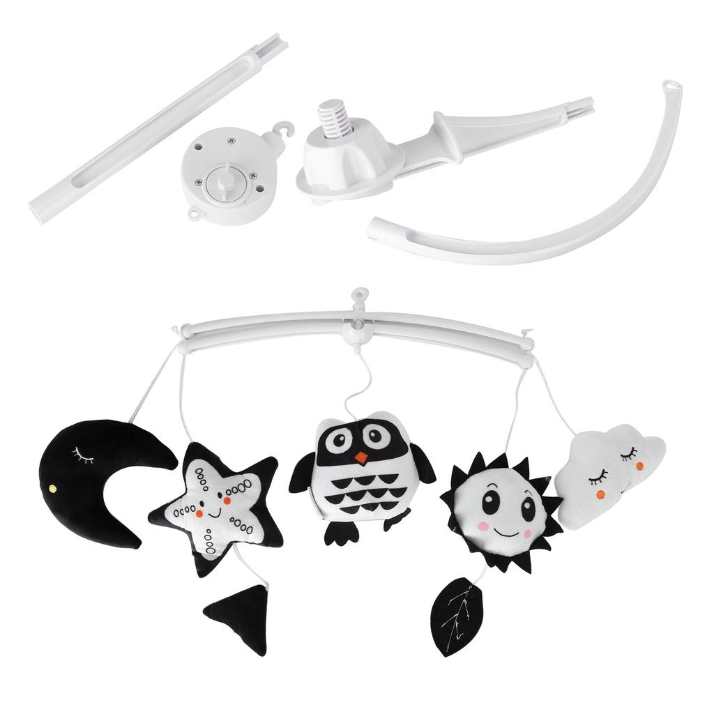 Baby Musical Crib Infant Crib Hanging Rotating Soother Rattles Toys for Toddlers