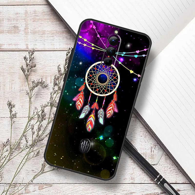 Retro Feather Dreamcatcher Case For ZTE Nubia RedMagic 6 7 6S 7S Pro 5G RedMagic 11 8 8S 9 9S 10S Pro Plus 10 Air Cover