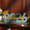 Graduation Decorations Class of 2026 Wood Table Centerpieces Congrats Grad Wooden Sign Graduation Table Toppers Gift