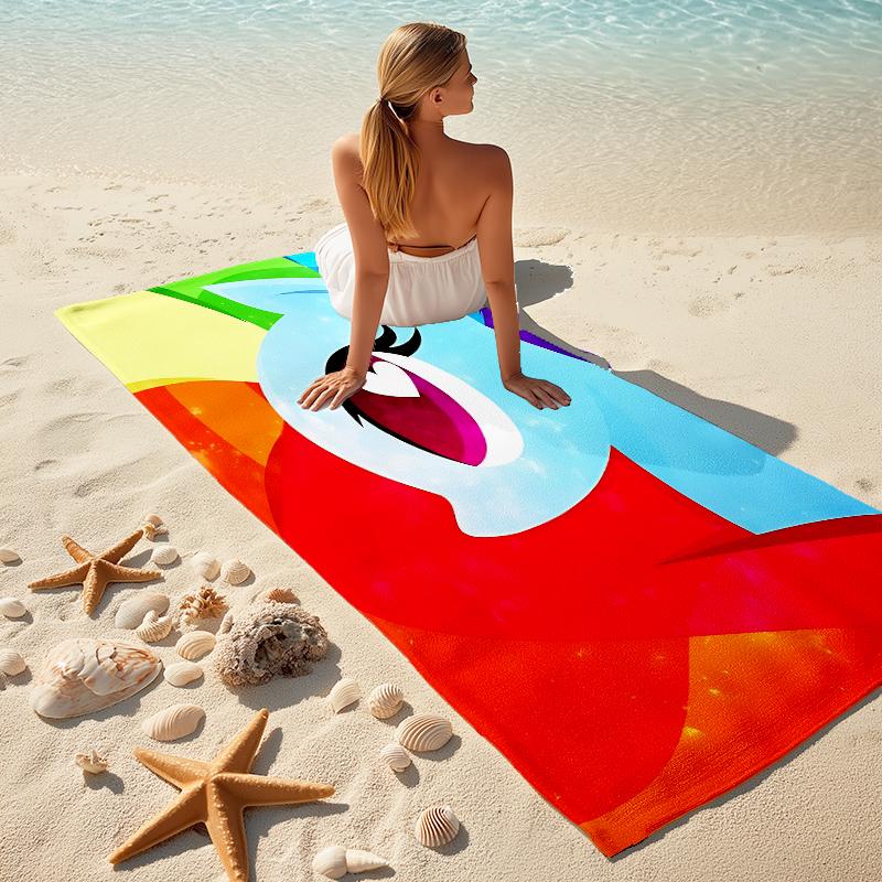 1Pc Little Pony Friendship Beach Towel Microfiber Beach Towel Thin Absorbent For Beach Swimming Yoga Bath Sports 0917126