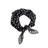 New ummer Silk French Black White Polka Dot Silk Scarf Elegant Thin Scarf Shawls And Wraps Neck Scarves