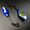 1 Pair Motorcycle Rearview Mirror Scooter Motocross Rearview Mirrors Electrombile Back Side Convex Mirror 10mm Universal