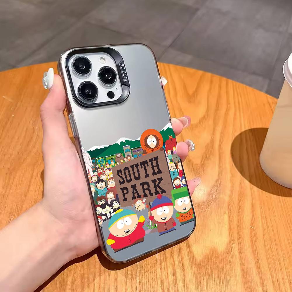 S-South-H P-Park-K Phone Case For iPhone17,16,15,14,13,12,11 Plus,Pro Max Black Candy silver phone case iPhone14Pro