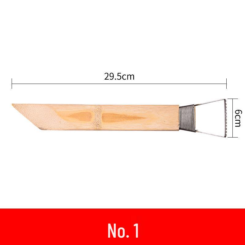 5-Piece Stainless Steel and Bamboo Clay Tool Set for Trimming & Texturing in Sculpture & Modeling