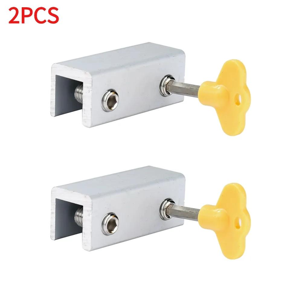 1-10PCS Adjustable Window Lock Stopper Safety Locks Restrictor for Baby Kids Non Punch Sliding Door Window Limit Lock Hardware