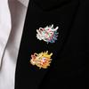Dragon Head Dragon Year Brooch Dragon Year Cartoon Pin Brooch Dragon Head Brooch  Kids Gift