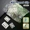 100Pcs WPC Wall Panel Clips Metal Clip For Wpc Wall And Ceiling Fluted Cladding Clip Only Indoor And Outdoor Various Sizes