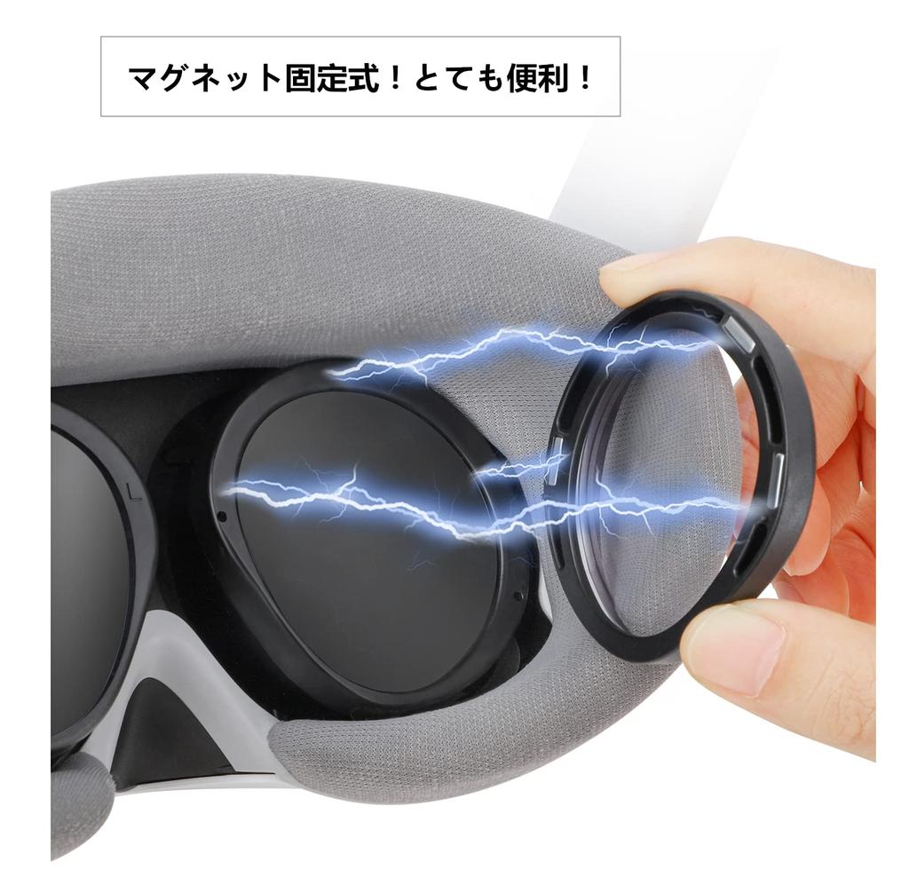 SHEAWA Pico 4 prescription lenses left and magnetic accessories -3.0, right, magnetic, myopia, lightweight, fixation,