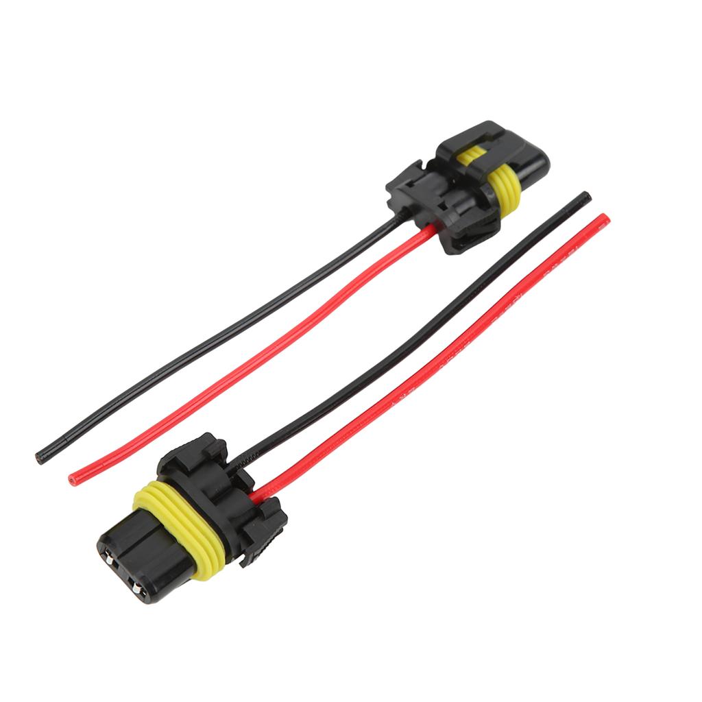 2pcs Headlight Connector DIY Installation Compact Lightweight Convenient Practical Stable Reliable