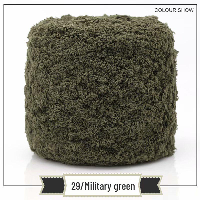 3-Strand Coral Fleece Towel Yarn - 2 Skeins for Hand-Knitted Children's Bag, Shoes, Hat, Scarf, Coat - Free Shipping