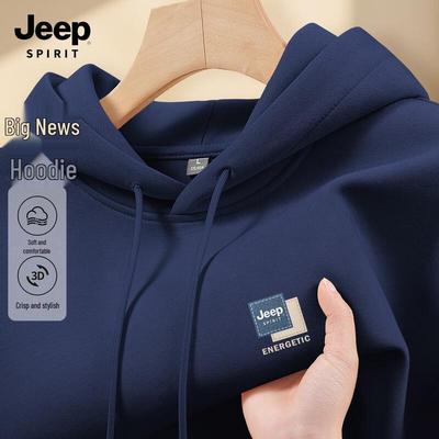 JEEP SPIRIT Men's 2025 Hooded Casual Sweatshirt