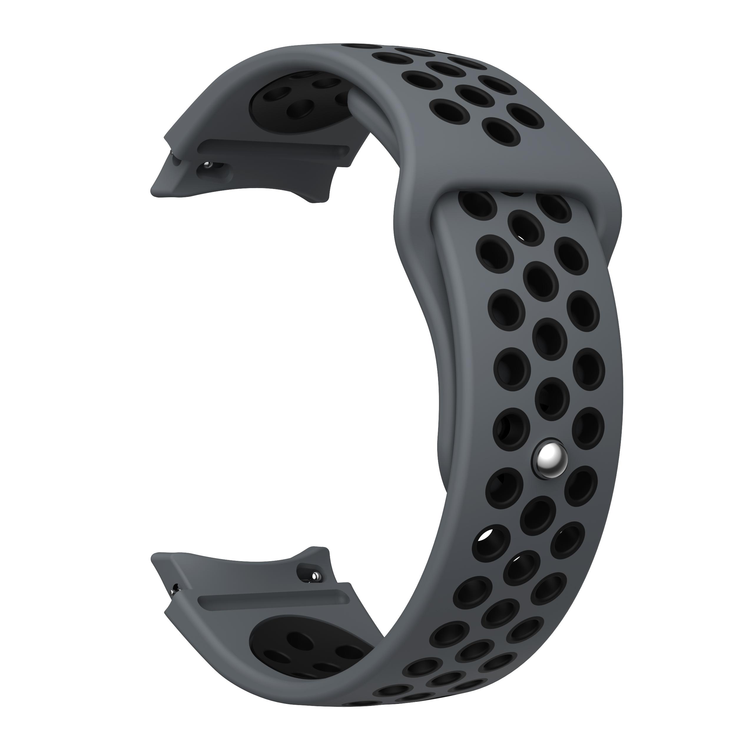 

Подходит для Samsung Galaxy Watch 6/5 Силиконовый ремешок двух цветов с обратной застежкой