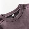 Spring and Autumn Sweatshirt Men's Suede O-Neck Baggy Men Sweatshirts Casual Long Sleeve Male Tops
