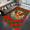 Royal Emblem Checkerboard Background carpet Living room and bedroom mats Suitable for all seasons Doormat Protective pad Fashion