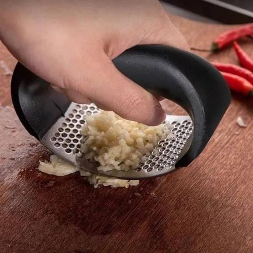 Stainless Steel Garlic Press Crusher Manual Garlic Mincer Chopping Garlic Tool Fruit Vegetable Tools Kitchen Accessories Gadget