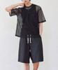 Centair Easy Wide Bermuda Pants_Black