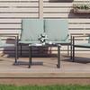 VidaXL Garden Table Anthracite 55x40x37 Cm Steel 355821