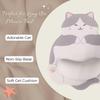 Stationery Mouse Pad Belly Mouse Pad Cat Hachiware S4141164 Sun-Star Die-Cut