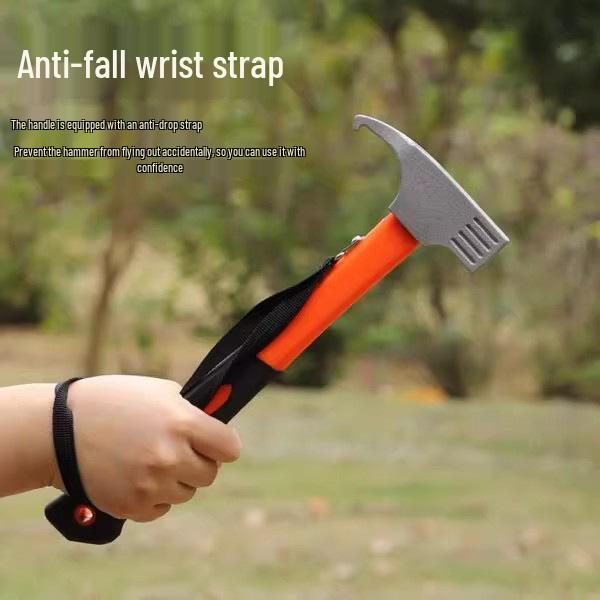 Multi-Functional Outdoor Tent Peg Hammer and Hawkbill Tool