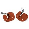 2 pièces Gant de protection pour doigts en cuir PU pour arc recurve Équipement de pratique de tir à l'arc pour arc recurve