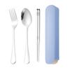 304 Stainless Steel Cutlery Set: Custom Logo Chopsticks, Spoon & Fork for Events