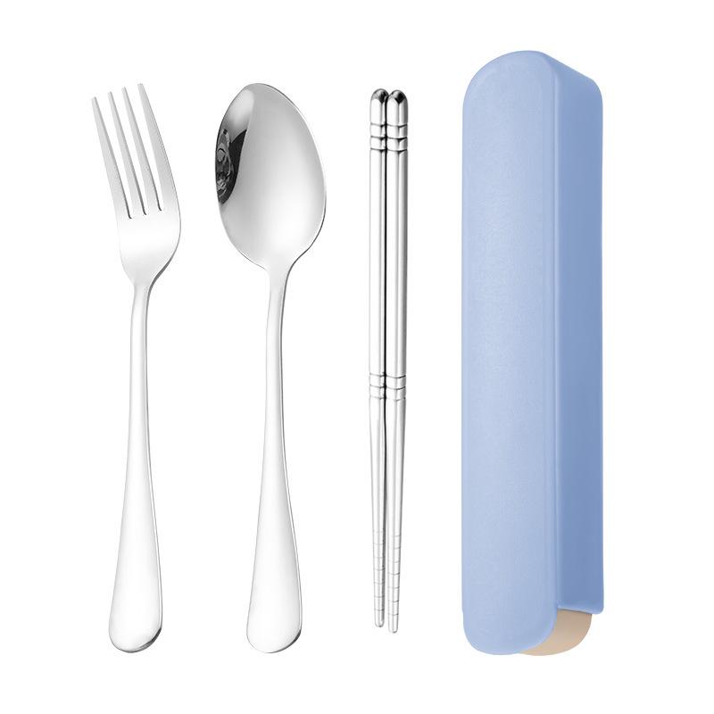 304 Stainless Steel Cutlery Set: Custom Logo Chopsticks, Spoon & Fork for Events