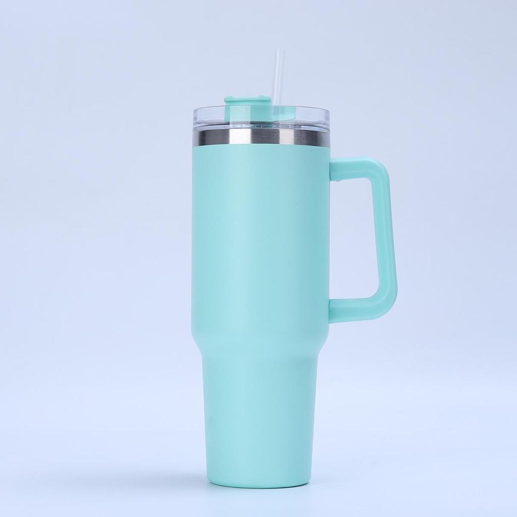 Tazza Insulated Ice Buster in Acciaio Inossidabile da 40 oz, Prima Generazione, con Cannuccia per Uso Esterno