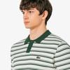 [lacoste] Men's Multi-Stripe Bouclé Mix Short-Sleeve Sweater Polo Shirt PH578E-56G132