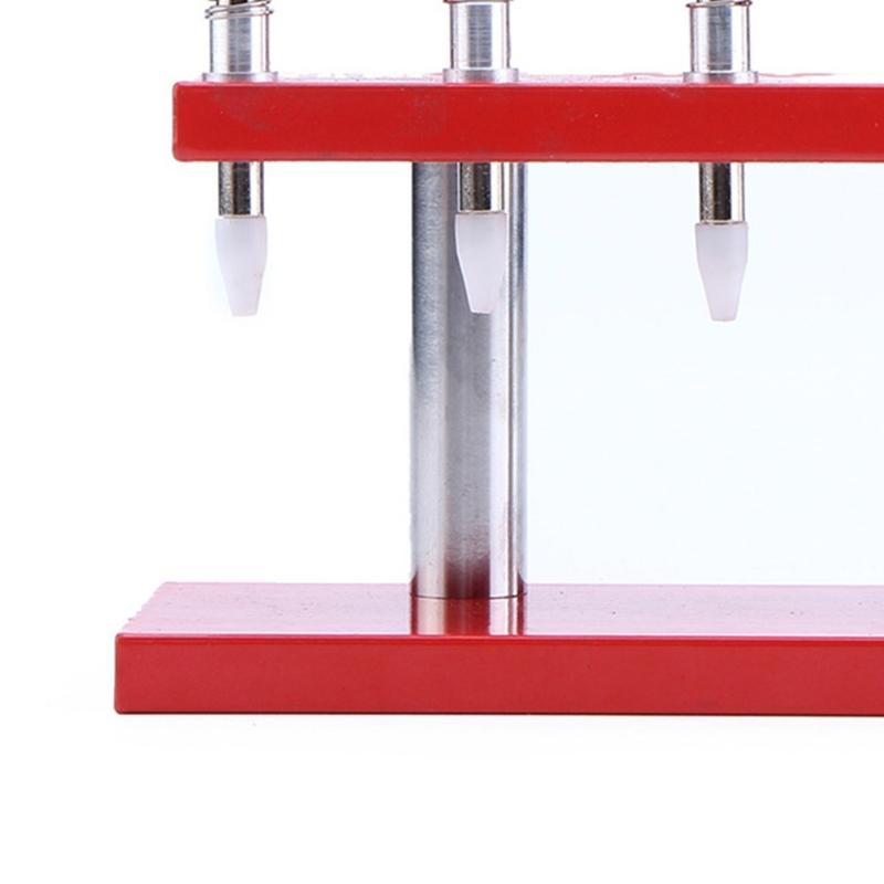 Steel Construction Pin Press with Ergonomic 5 Hole Design Ensuring Slip Resistant Operations in Watch Repair