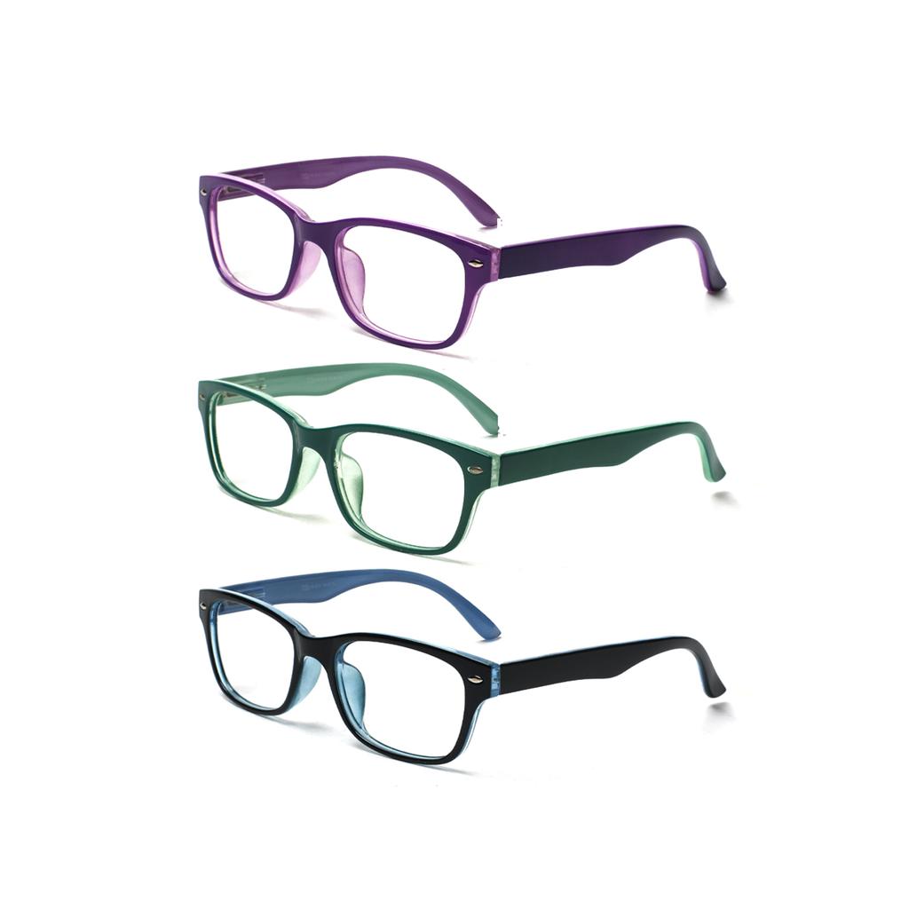 TUREZING Reading Glasses for Women Retro Anti Blue Light Anti Fatigue HD Prescription Eyewear