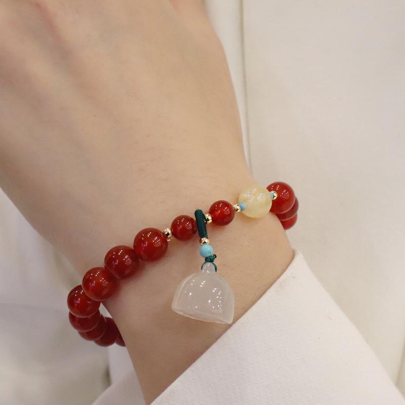 New Simple Agate Braceletfashion Women Daily Jewelry Gift